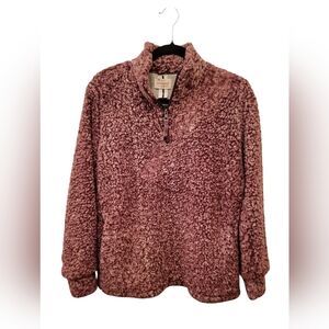 Cozy Plush Purple Sweater